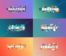 創(chuàng)意扁平風格 6款市場營銷主題AE標題動畫源文件精粹